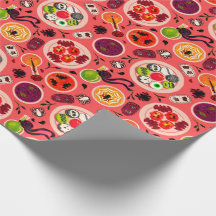 Papel de envolvimiento de Fiesta de té de Hallowee