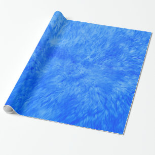 Regalo Papel de envolvimiento de flor azul