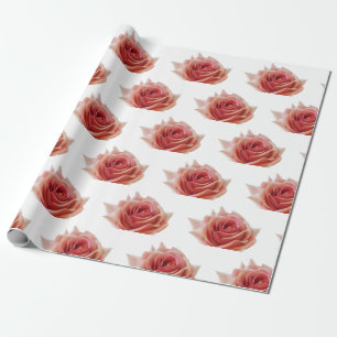 Regalo Papel de envolvimiento de flor Rosa botánico