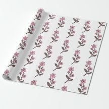 Papel de envolvimiento de flores de cerezo - Patró
