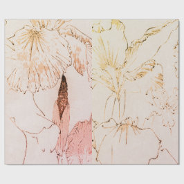 Regalo Papel de envolvimiento de FLORES IRIS
