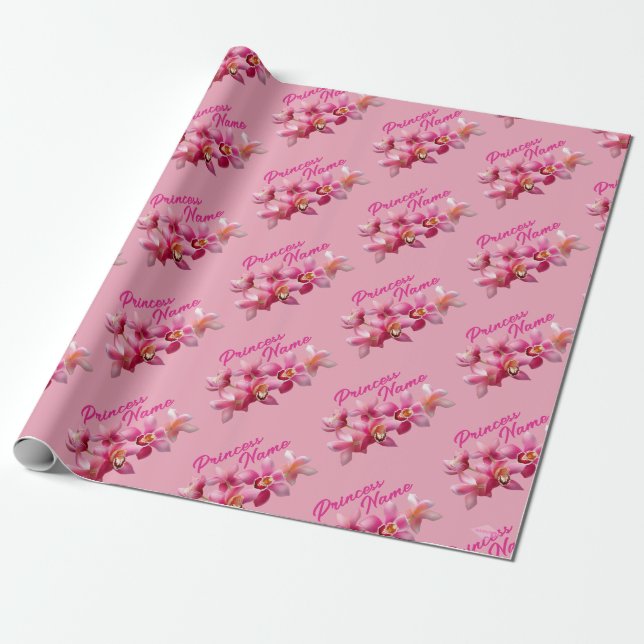 Regalo Papel de envolvimiento de flores Princess HAMbyWG (Desenrollado)