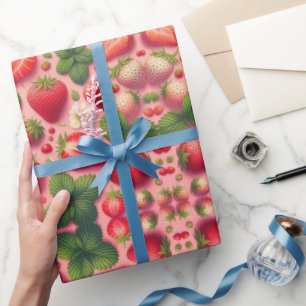 Regalo Papel de envolvimiento de fresa