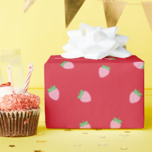 Regalo Papel de envolvimiento de fresa
