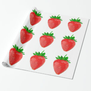 Regalo Papel de envolvimiento de fresa