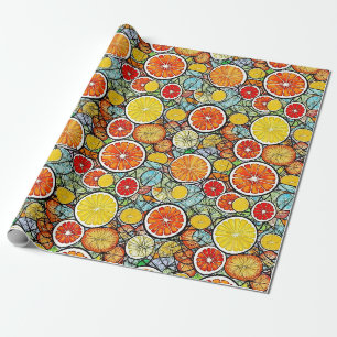 Regalo Papel de envolvimiento de frutas