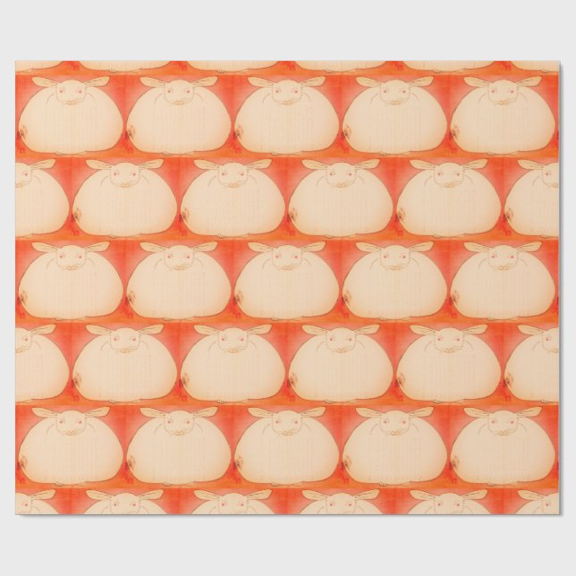 Regalo Papel de envolvimiento de GASTRONOMÍA JAPONESA (Superficie plana)