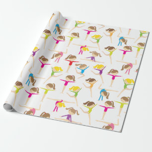 Regalo Papel de envolvimiento de gimnastas cutáneos