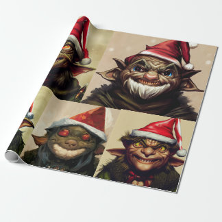 Regalo Papel de envolvimiento de goblin para navidades