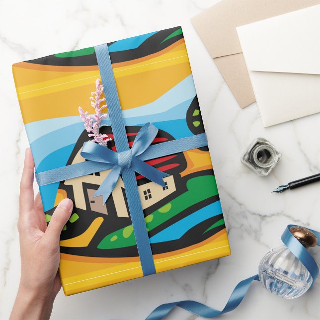 Regalo Papel de envolvimiento de granjas (Subido por el creador)