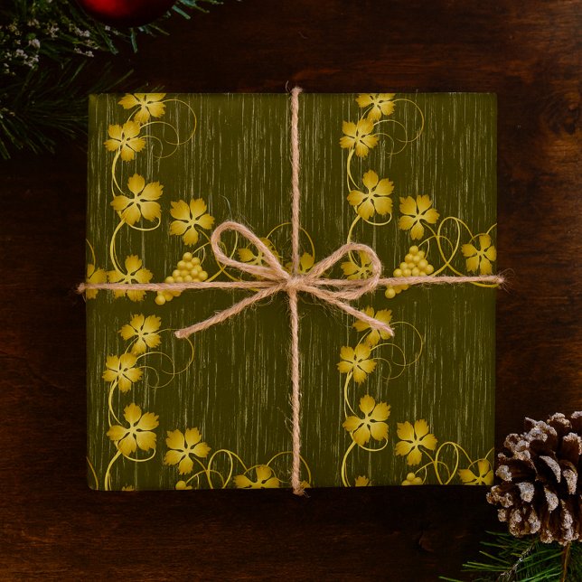 Regalo Papel de envolvimiento de grapevina (Subido por el creador)