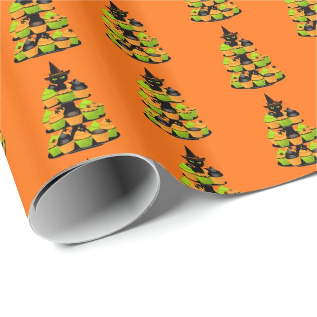 Regalo Papel de envolvimiento de Halloween (Esquina del rollo)