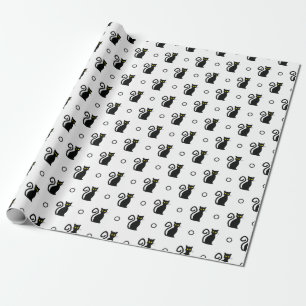 Regalo Papel de envolvimiento de Halloween blanco para ga