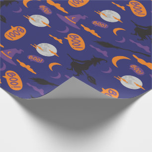 Regalo Papel de envolvimiento de Halloween: Bruja, habita