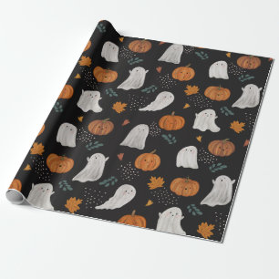 Regalo Papel de envolvimiento de Halloween - Fantasmas, c