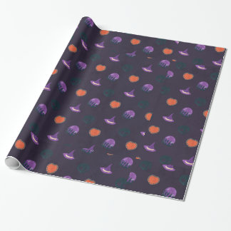 Regalo Papel de envolvimiento de Halloween oscuro y espel