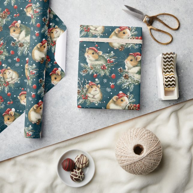 Regalo Papel de envolvimiento de Hamster (Artesanía)