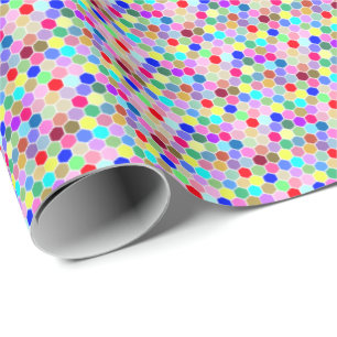 Regalo Papel de envolvimiento de hexágonos