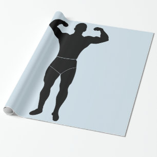 Regalo Papel de envolvimiento de hombre fuerte