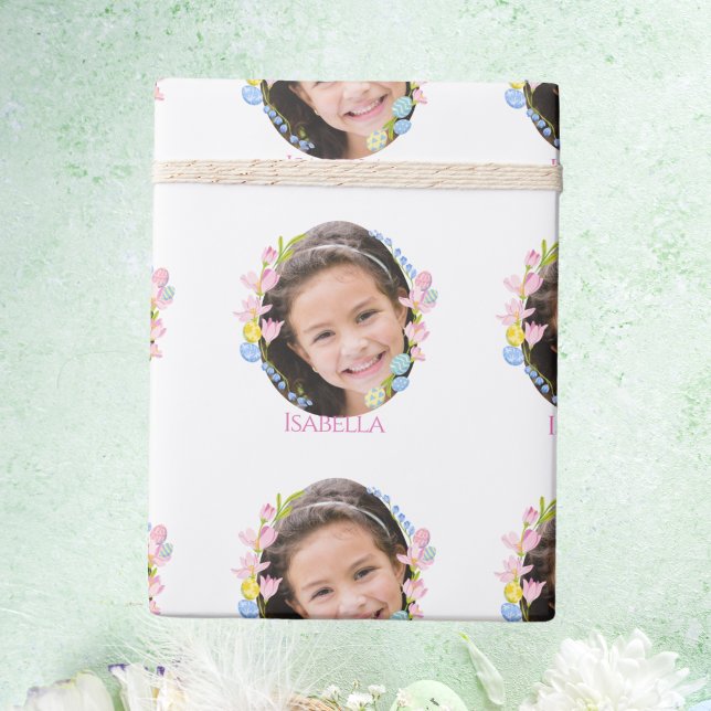 Regalo Papel de envolvimiento de huevos de pascua de pers (Customizable Easter Egg Wrapping Paper)