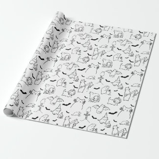 Regalo Papel de envolvimiento de Ilustracion para gatos d