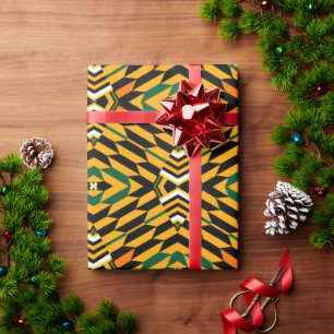 Regalo Papel de envolvimiento de impresión Kente moderno