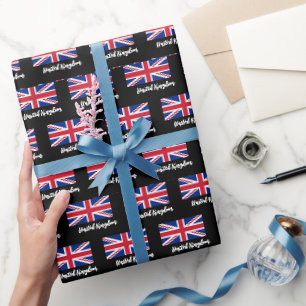 Regalo Papel de envolvimiento de Jack Union, bandera brit