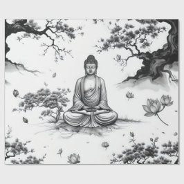 Regalo Papel de envolvimiento de jardín zen