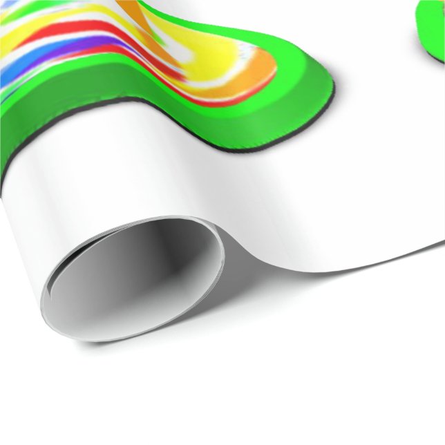 Regalo Papel de envolvimiento de jirafa (Esquina del rollo)