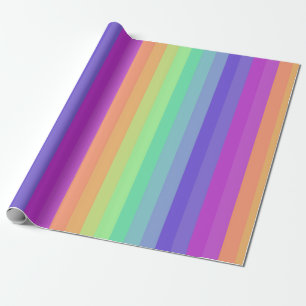 Regalo Papel de envolvimiento de la banda de arcoiris del