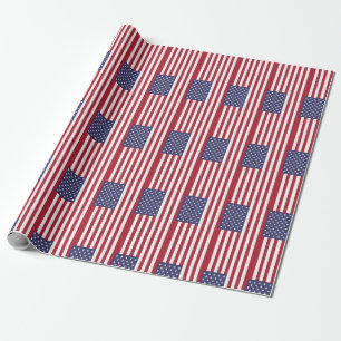 Regalo Papel de envolvimiento de la bandera estadounidens