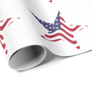 Regalo Papel de envolvimiento de la bandera estadounidens