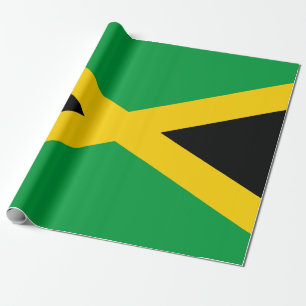 Regalo Papel de envolvimiento de la bandera jamaiquina