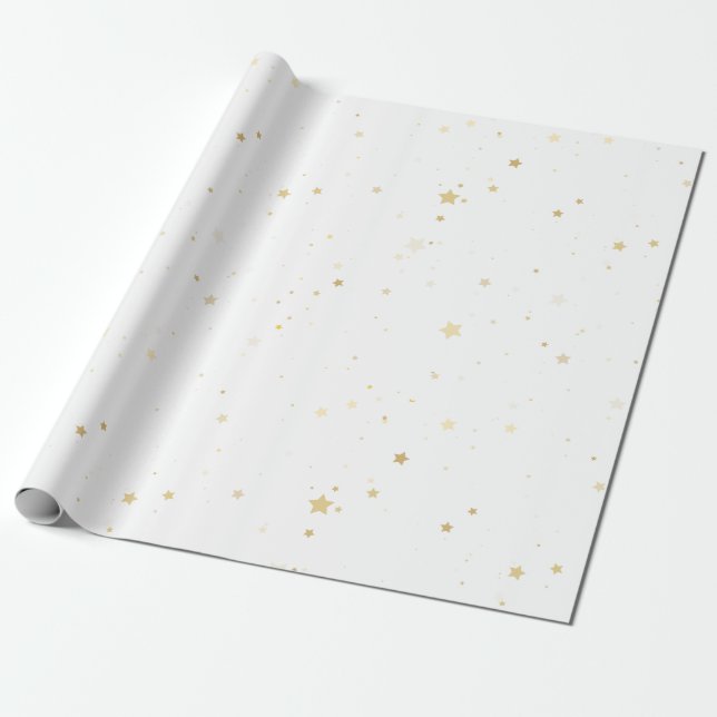 Regalo Papel de envolvimiento de la espuma de oro de la m (Desenrollado)