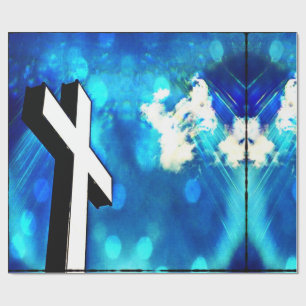 Regalo Papel de envolvimiento de la espuma del cielo azul