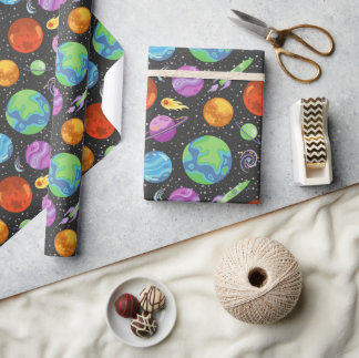 Regalo Papel de envolvimiento de la odisea espacial