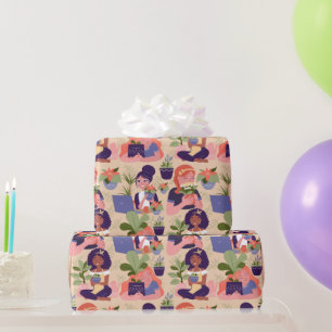 Regalo Papel de envolvimiento de la planta Lady Gardening