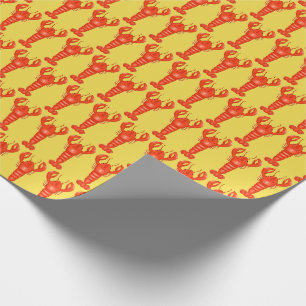 Regalo Papel de envolvimiento de langosta