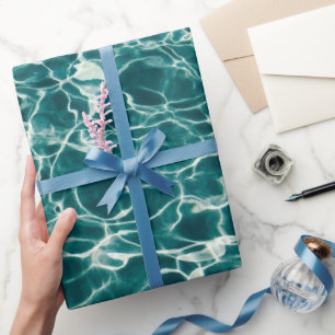 Regalo Papel de envolvimiento de las olas oceánicas de Az