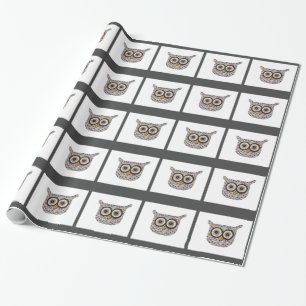 Regalo Papel de envolvimiento de lechuza