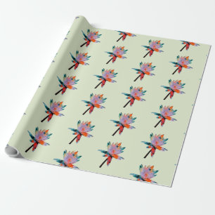 Regalo Papel de envolvimiento de Lily de Agua del Diseñad