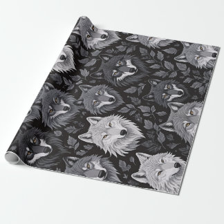 Regalo Papel de envolvimiento de lobo viking
