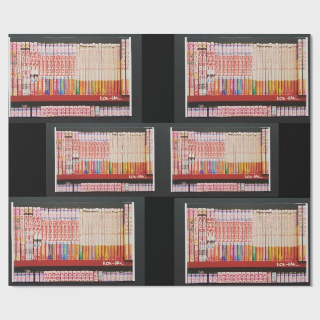 Regalo Papel de envolvimiento de los libros animales (Superficie plana)