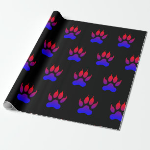 Regalo Papel de envolvimiento de los paneles de tigre