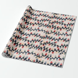 Regalo Papel de envolvimiento de luces de vacaciones