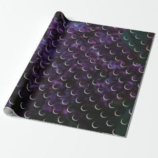 Regalo Papel de envolvimiento de luna de lino líaco místi