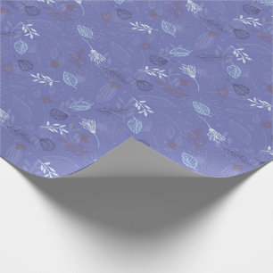 Regalo Papel de envolvimiento de madera floral - Lavendar