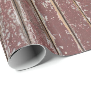 Regalo Papel de envolvimiento de madera marrón