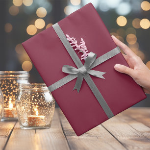 Regalo Papel de envolvimiento de magenta oscuro de moda
