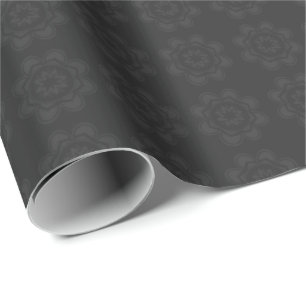 Regalo Papel de envolvimiento de Mandala gris